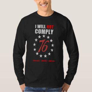 Defiant Patriot Conservative Medical Freedom 1 T-Shirt