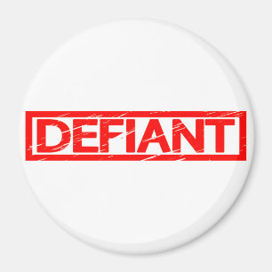 Defiant Stamp Magnet