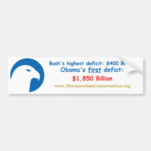 Deficits Bumper Sticker