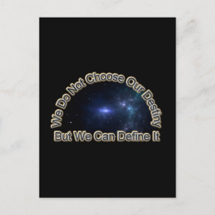 Define Your Destiny Postcard