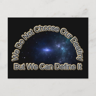 Define Your Destiny Postcard