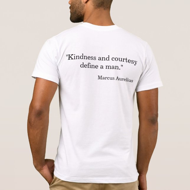 Defining a Man T-Shirt (Back)