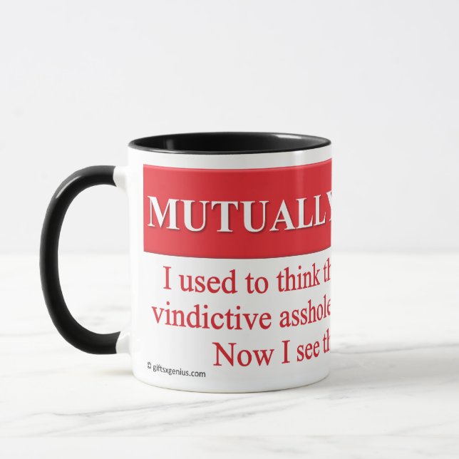 Defining the Meaning of Mutually Exclusive Mug (Left)