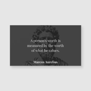 Defining Worth: Marcus Aurelius on Values