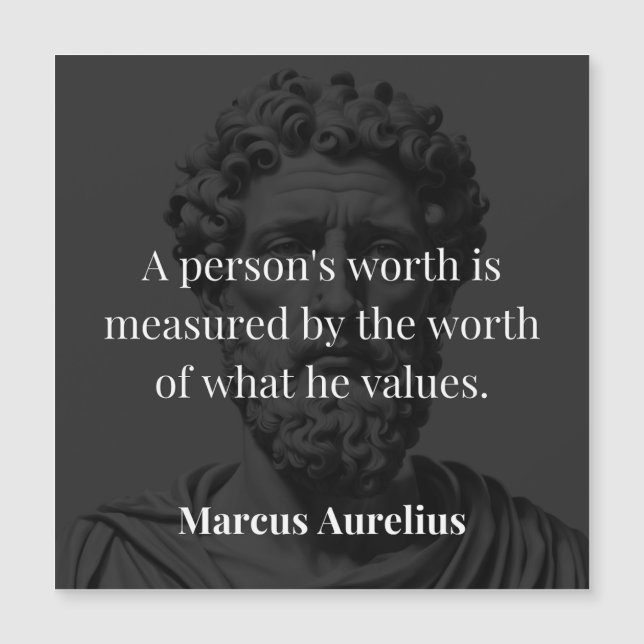 Defining Worth: Marcus Aurelius on Values (Front)
