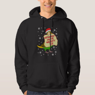 Definitely On Naughty List Parrot I Yellow Budgie  Hoodie
