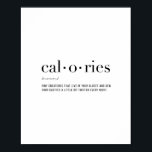Definition Calories Poster<br><div class="desc">Definition Calories</div>