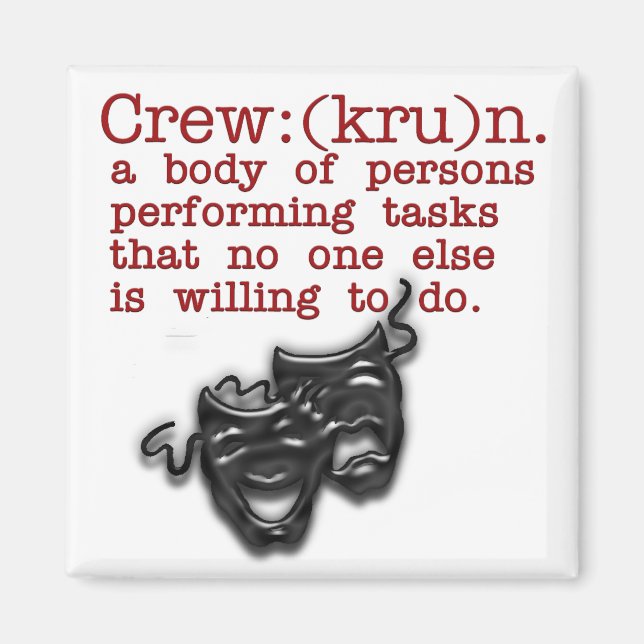 Definition:  Crew Magnet (Front)