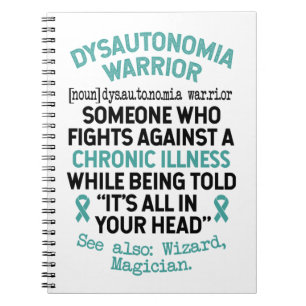Definition Dysautonomia Warrior Notebook