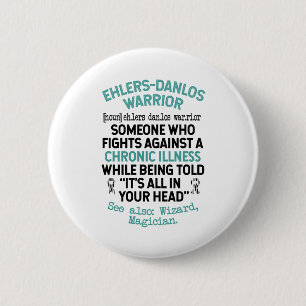 Definition Ehlers Danlos Warrior 6 Cm Round Badge