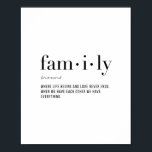Definition Family Poster<br><div class="desc">Definition Family</div>