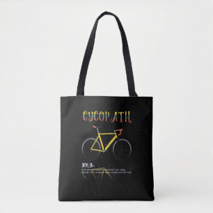 Definition Funny Cycling Addict Gift for Tote Bag