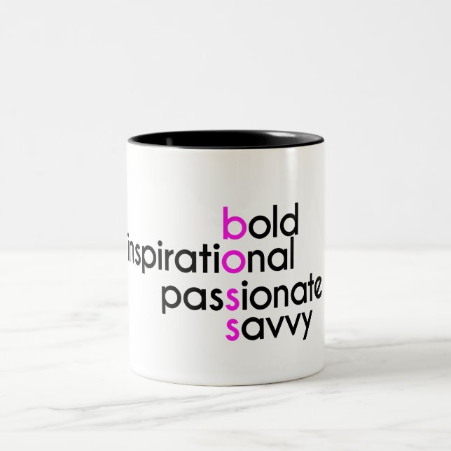 Definition of a Boss Two-Tone Coffee Mug (Center)