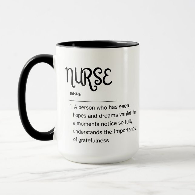 Definition of a Nurse Mug (Volume 4) (Left)
