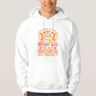 Definition of a Really Good Workout – Funny Gym  Hoodie