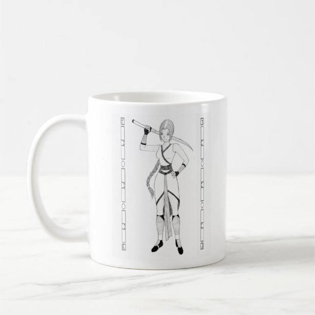 Definition of a Warrior Coffee Mug (Left)