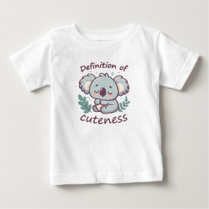 Definition of Cuteness Cute Australian Koala Bear Baby T-Shirt