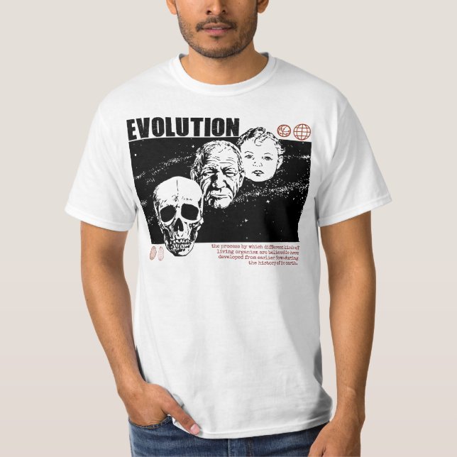 Definition Of Evolution Streetware Sci-Fi T-Shirt (Front)