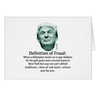 Definition of Fraud - TRUMP