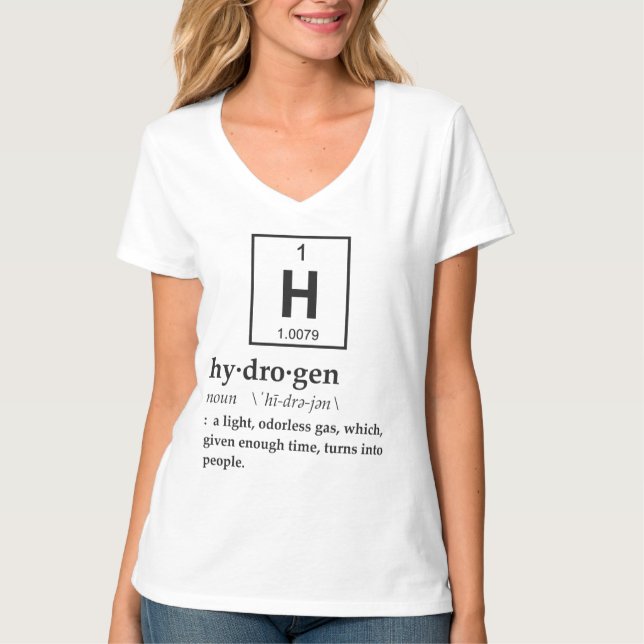 Definition of Hydrogen T-Shirt (Front)