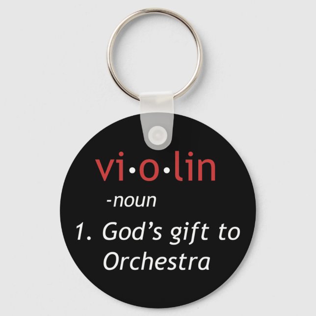 Definition of Violin Key Ring (Front)
