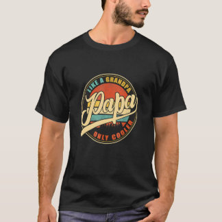 Definition Papa Like A Grandpa Only Cooler Vintage T-Shirt