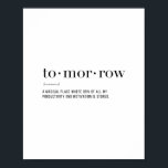 Definition Tomorrow Poster<br><div class="desc">Definition Tomorrow</div>