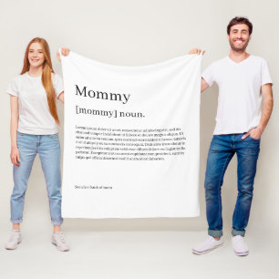 Definition Your Own Fun Personalised Fleece Blanket