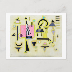 Definitive Rosy, Wassily Kandinsky Postcard
