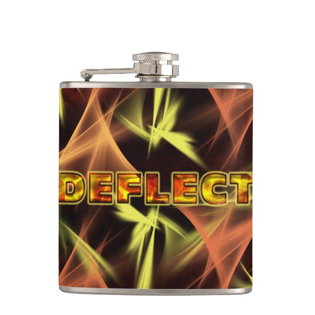 Deflect Hip Flask (Front)
