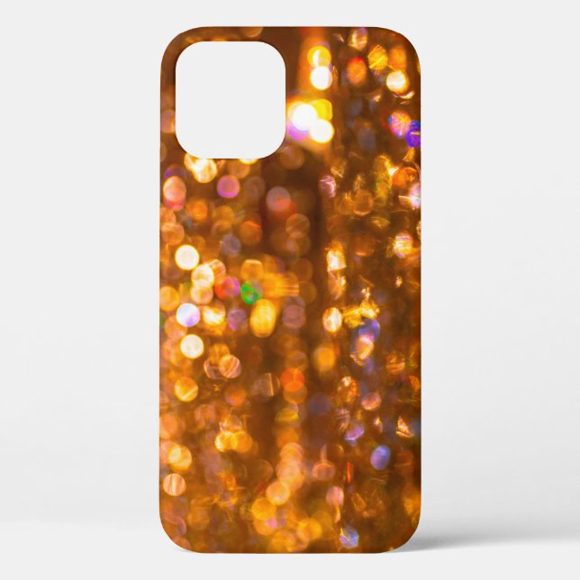 Defocused gold abstract christmas background Case-Mate iPhone case (Back)