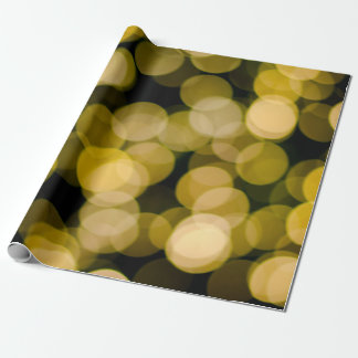 Defocused night light background. Abstract circula Wrapping Paper