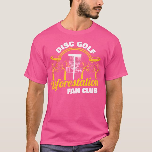 Deforestation Fan Club Frisbee Disc Golf Disc Golf T-Shirt (Front)