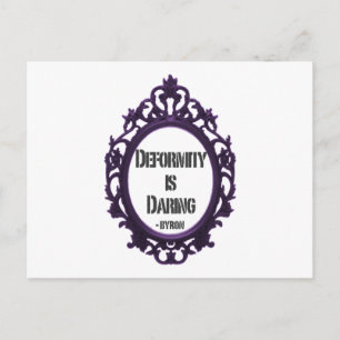 Deformity is Daring Postcard