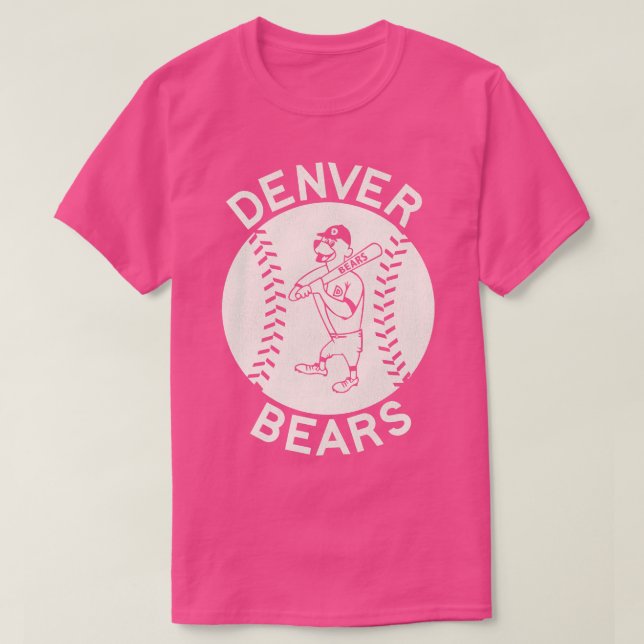 Defunct 70s Denver Bears Baseball Team T-Shirt (Design Front)