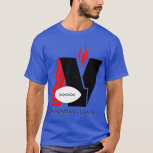 Defunct Alabama Vulcans AFA  1979 T-Shirt