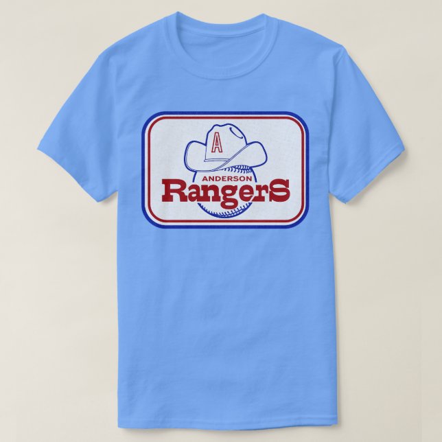 Defunct Anderson Rangers Minor League Baseball 197 T-Shirt (Design Front)