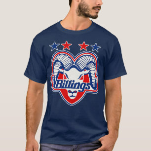 Defunct Billings Bighorns Hockey Team T-Shirt