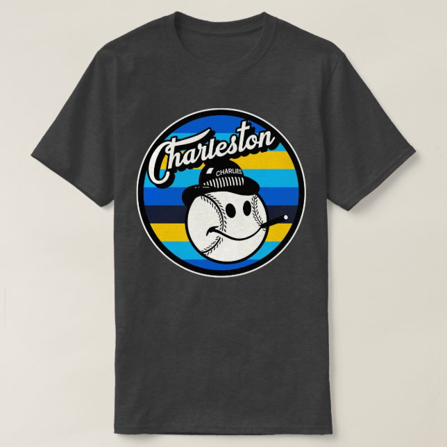 Defunct Charleston Charlies Baseball Team T-Shirt (Design Front)