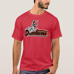 Defunct Danville Dashers Illinois Hockey Team T-Shirt