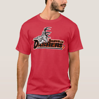 Defunct Danville Dashers Illinois Hockey Team T-Shirt