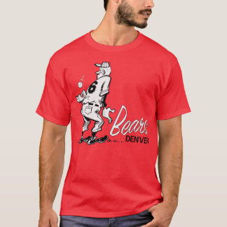 Defunct Denver Bears Minor League Baseball 1962 T-Shirt