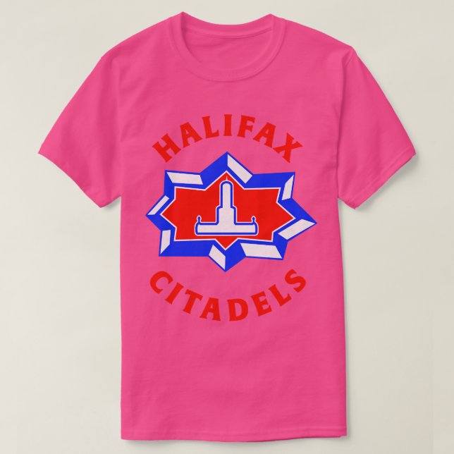 Defunct Halifax Citadels AHL Hockey 1988 T-Shirt (Design Front)