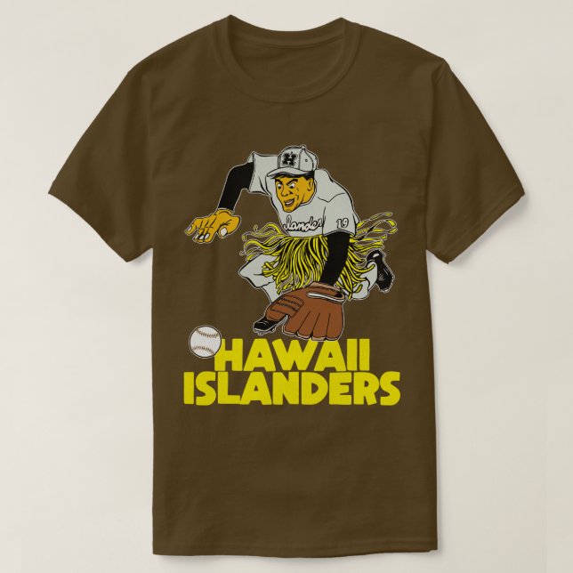Defunct Hawaii Islanders Baseball Team TShirt (Design Front)