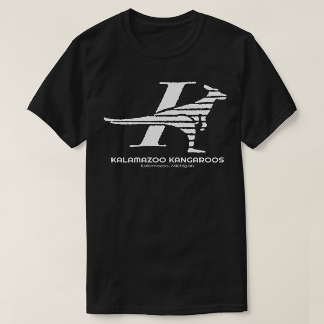 Defunct Kalamazoo Kangaroos 1985 T-Shirt (Design Front)