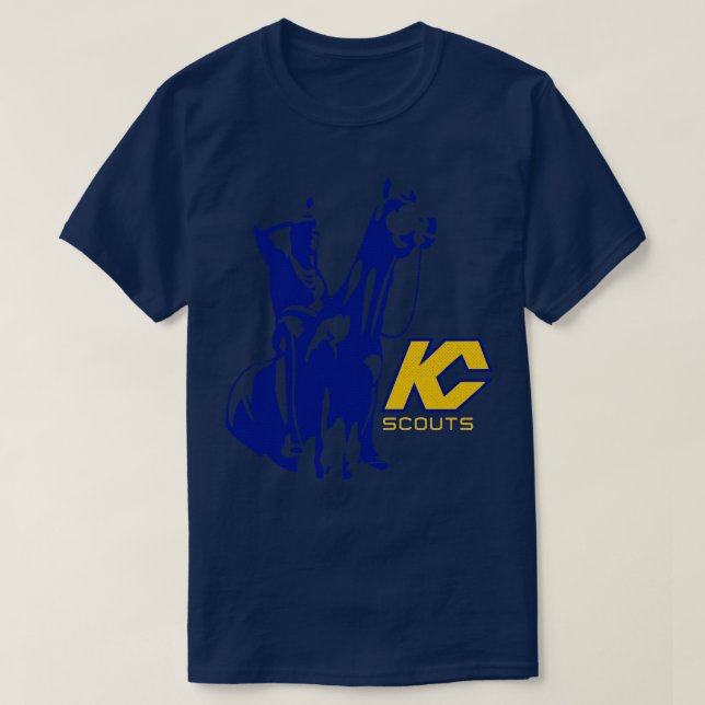 Defunct Kansas City Scouts NHL Hockey 1975 T-Shirt (Design Front)