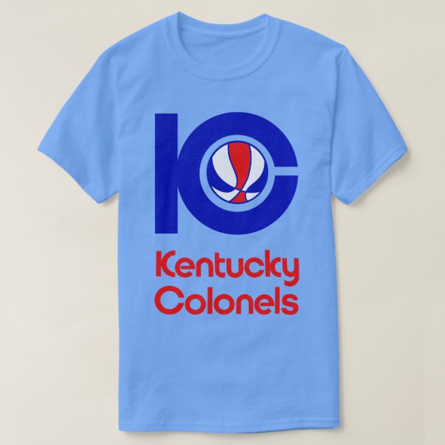 Defunct Kentucky Colonels ABA Basketball T-Shirt (Design Front)