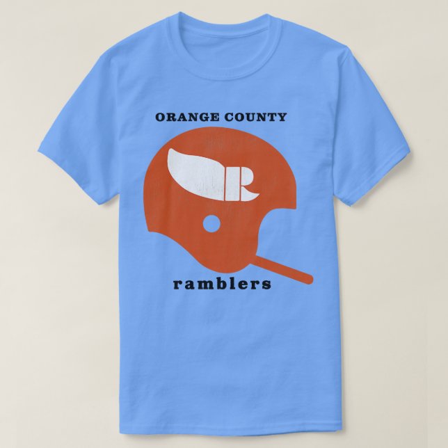 Defunct Orange County Ramblers CFL  1967 T-Shirt (Design Front)