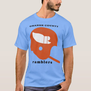 Defunct Orange County Ramblers CFL  1967 T-Shirt