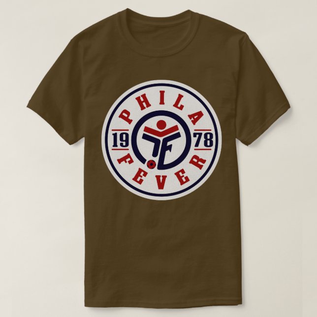 Defunct Philadelphia Fever MISL 1978 T-Shirt (Design Front)